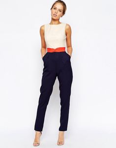 Diy Trousers, Outfit Elegantes, Jeans Woman, Pullover Outfit, Alexandre Vauthier, Looks Chic, Colour Block, Fashion Mode