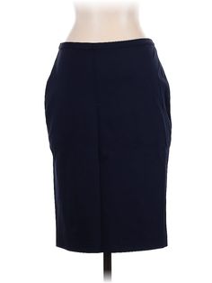 Elie Tahari Casual Skirt Size: 2 Bottoms - used. 63% VISCOSE RAYON, 32% NYLON, 5% ELASTANE, Solid | Elie Tahari Casual Skirt: Blue Solid Bottoms - Size 2 Women's Equestrian, Formal Skirt, Designer Maternity, Viscose Rayon, Elie Tahari, Blue Solid, Wool Skirts, Casual Skirt, Blue Wool