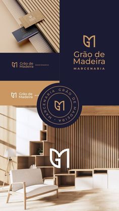 a brochure for an interior design firm