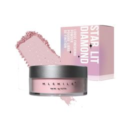 PRICES MAY VARY. 🌟【Pink Shimmer Powder】Our pink shimmering powder is made with fine powder and fine glitter, allowing light to naturally reflect from the high points of the face and body, brightening the complexion for a natural-looking finish that will leave you looking radiant. Suitable for daily use or parties, can also be used on the body. 🌟【Oil control and long-lasting】Our pink shimmering powder is easy to use, absorbs excess oil, is waterproof and sweatproof, and lasts up to 16 hours, cr Glitter Setting Powder, Face Powder Makeup, Body Brightening, Setting Makeup, Translucent Setting Powder, Powder Face, Silky Texture, Long Lasting Makeup, Makeup Room