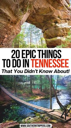 20 Epic Things to do in Tennessee (That You Didn't Know About!) Tennessee Bucket List, Places To Visit In Tennessee, Things To Do In Tennessee, Tennessee Family Vacation, Tennessee Road Trip, Smokey Mountains Vacation, Gatlinburg Vacation, Road Trip Places, Tennessee Travel