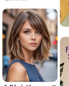 Lob With Side Swept Bangs, Bangs For Thinning Hair, Face Swap, Bangs With Medium Hair, Female Face, Cornrow Hairstyles, Haircuts For Long Hair, Bob Haircut