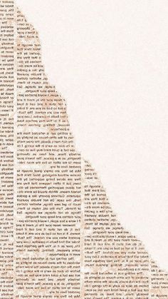 an image of a very large mountain made out of many small words on it's side