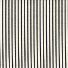 a white and black striped shirting fabric