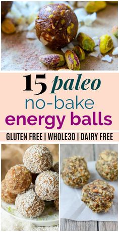 the top ten paleo no - bake energy balls