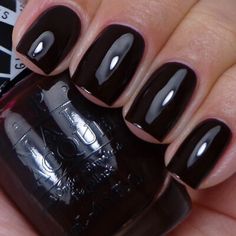 OPI - I Sing In Color - G27 Vampy Red Nail Polish  | eBay Opi Wine Nail Polish, Dark Red Brown Nail Polish, Halloween Nails Ombre Black, Opi Halloween Colors, Tin Man Can Opi Nails, Dark Brown Opi Nail Polish, Black Opi Nail Polish, Halloween Nail Colors Gel, Garnet Nail Color