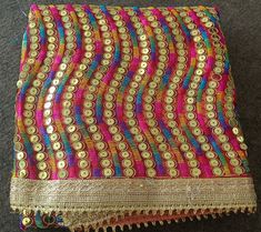 Puja Chunri| Chunari | Matarani Ki Chunri| Devi Ma Ki Chunni| Mata Ki Chunari For Navratri or Jagran/Heavy Pooja Chunari For Jagran Fabric: Net Color: Multicolor Heavy Work(Golden Motifs)Jhilmil sequins Border: Golden Lace  L X B: 2.0X 0.95Meters Chunri is an integral part of festivities. It is draped on head and shoulders like a scarf by women during religious functions, ceremonies and prayer rituals. It is draped around deity Idols and altars and thus made from auspicious colors. TheArticraftI Multicolor Semi-stitched Embroidered Fabric For Puja, Multicolor Traditional Wear For Puja And Eid, Multicolor Traditional Wear For Eid Puja, Multicolor Semi-stitched Traditional Wear For Navratri, Semi-stitched Multicolor Traditional Wear For Navratri, Gold Blouse Piece With Gota Work For Puja, Bollywood Fabric With Cutdana For Festivals, Multicolor Churidar For Puja And Eid, Multicolor Bollywood Traditional Wear For Puja