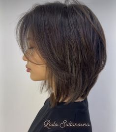 Bob Haircut Asian Hair, Layer Bob Haircut, Hair Color Names, Pretty Short Hair, Layered Bob Haircuts, Shaggy Short Hair, Corte Bob, Hair Inspiration Short, Hair Reference