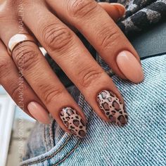 Leopard Nail Designs, Cheetah Nails, Leopard Print Nails, Leopard Nails, Animal Nails, Round Nails, Luxury Nails, Chic Nails