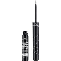 the extremely fine brush applicator is ideal for creating precise lines as well as bold designs! deep black, long-lasting, & waterproof. Essence Eyeliner, Essence Makeup, Essence Cosmetics, Creative Eye, Eyeliner Pen, Waterproof Eyeliner, Waterproof Mascara, Nyx Professional Makeup, Liquid Eyeliner