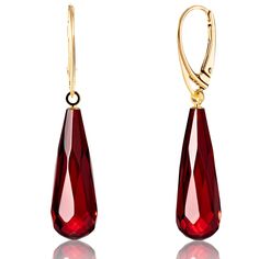 Red Amber Faceted Droplet Dangle Earrings with gold plated sterling silver ag295 lever back closure. Elegant and luxury red amber article for every amber lover. Innovative color & magnificent craftsmanship - top quality amber jewelry. PRODUCT DETAILS: ◾Color: Red ◾Materials: Red amber ◾Shape: Drop ◾Weight: ~ 2g/0.07oz Earrings comes in a elegant black velvet bag *Please note: color may slightly vary due monitor/mobile device screen settings. SHIPPING UPGRADE - Fedex International Priority https://www.etsy.com/listing/973575483/shipping-upgrade-get-your-orders-in-3?ref=shop_home_active_1&frs=1 Amber we work with: We use four different types of amber to create our jewelry: Baltic, Caribbean, Ruby and Sapphire. Each of them has a distinct color and familiar variations of it. Both the usual ye Red Drop Earrings For Formal Occasions, Red Hypoallergenic Jewelry For Formal Occasions, Hypoallergenic Red Jewelry For Formal Occasions, Formal Red Hypoallergenic Jewelry, Edgy Earrings, Drop Weight, Herringbone Necklace, Amber Earrings, Blood Red