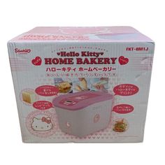 the hello kitty home bakery box is pink