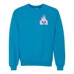 Go to Disney World in this Monogrammed Disney Castle Crewneck Sweatshirt💖 United Monograms, Classic Embroidery, Pumpkin Monogram, Lilly Inspired, Long Sleeve Baseball Tee, Disney Embroidery, Matching Sets Outfit, Fall Denim, Long Sleeve Kids