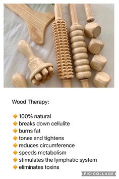 Wood Therapy Benefits, Benefits Of Wood Therapy, Body Sculpting Massage At Home, Wood Massage Therapy, Wood Therapy Massage Tools, Wood Therapy, Hair And Skin Vitamins, Body Massage Techniques, Home Beauty Salon