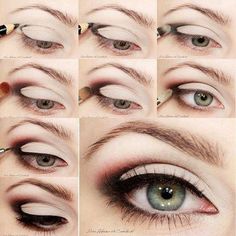 Hooded Eyes Tutorial, Eye Makeup For Hooded Eyes, Alat Makeup, Skirt Diy, Hooded Eye Makeup, Bohol