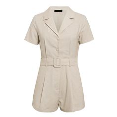 Elegant Button Belt Tie Linen Short Jumpsuit Romper


Size
S / CM
M / CM
L / CM


EU
34-36
38-40
42


RUS
44
46
48


AU
8
10
12


UK
8
10
12


US
4-6
8-10
12


Bust
Recommend
86-90
90-94
94-98


Tile
92
96
100


Waist
Recommend
66-69
70-73
74-77


Tile
74
78
82


Hip
Recommend
90-94
94-98
98-102


Tile
108
112
116


Shoulder
Tile
38.5
39.5
40.5


Cuff
Tile
31
32
33


Sleeve
Tile
19
20
21


Leg_Opening
Tile
70
71
72


Belt-length
Tile
114
118
122


Length
Tile
76
77.5
79


NOTE:

1.Please strictl Beach Playsuit, White Playsuit, Belted Romper, Summer Playsuit, Linen Romper, Short Playsuit, Retro Mode, Womens Playsuits, Short Sleeve Romper