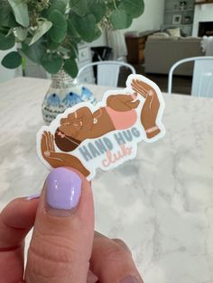 Welcome to the Hand Hug Club! This sticker is perfect for the NICU loves in your life, because we love the power of a hand hug in the NICU. Size of this sticker is: 2″ × 1.11″. It is the smaller size of our Hand Hug Club sticker. These stickers were created to encompass the unique experiences of NICU babies, healthcare workers and families.  These stickers are vinyl coated, waterproof and scratch resistant. Perfect for personalizing your clipboards, water bottles, laptops or phone cases. Also make a perfect gift for anyone who's heart is in the NICU.  Care Instructions: These stickers are super durable. Printed on premium vinyl with a permanent adhesive and protective laminate, they are resistant to fading, tearing, oil and water exposure. These can also be safely run through the dishwashe Nicu Nurse Education, Neonatal Nurse, Nurse Stickers, Hand Hygiene, Nicu Nurse, Healthcare Workers, Unique Experiences, Occupational Therapist, Baby Hands