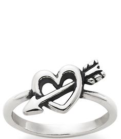 From James Avery&#x2C; this ring features: The Love's Arrow Ring is a classic symbol of romantic love and pairs beautifully with the Love's Arrow Charm. Sterling silverapprox. 0.625" widthCrafted in America using the world's finest materials. Symbolic Ring Jewelry For Valentine's Day, Symbolic Valentine's Day Jewelry Ring, Symbolic Heart-shaped Rings For Valentine's Day, Symbolic Wedding Rings For Valentine's Day, Symbolic Round Rings For Valentine's Day, James Avery Rings On Hand, James Avery Heart Ring, James Avery Necklace, Xoxo Jewelry