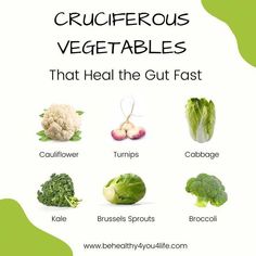 an image of vegetables that heal the gut fast