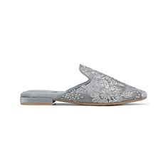 Who doesn’t love a dove? After all, a slip-on this comfortable is always in style. The chic pointed toe shares the spotlight with embroidered lace in an elegant intricate floral design. The brilliant pairs slide comfortably from glamorous soireés to festive brunches and back again. Luxurious pointed toe embroidered floral lace slide No-slip rubber sole for indoor + outdoor wear 7 layers of cloud-like comfort in every footbed Slip-on style with 15 mm heel | Birdies The Dove - Silver Lace Slides The Dove, 7 Layers, Silver Lace, Womens Slides, Effortless Chic, Outdoor Wear, Embroidered Lace, The Chic, Black Bird