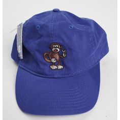 Nwt 2008 Blogography.Com Champions Cap Monkey Blue Animal Logo Youth. Playful Blue Cotton Hats, Blue Fun Baseball Cap One Size, Fun Blue Baseball Cap, Playful Blue Cap, Fun Blue Baseball Cap One Size Fits Most, Blue Novelty Hat, One Size Fits Most, Fun Blue Cotton Hat, Funky Hats, Simple Trendy Outfits