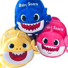 3-D baby shark Cartoon Plush Toddler Bag Kids Backpack Look cute on your kids Made of soft and safe material for your kids. There are 3 colors to choose Material: Plush Lining: 210D Polyester Size: 10" x 9" x 2 " Pattern Type: CARTOON Kids School Gifts, Paw Patrol Backpack, Shark Bag, Shark Backpack, Baby Shark Song, Sharks For Kids, Shark Plush, Boy And Girl Cartoon, Toddler Bag