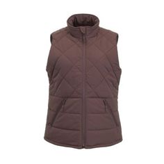 Cold weather calls for the Ridgecut Women's Quilted Insulated Relaxed Fit Vest. Designed to help keep your core warm when the temperatures drop, this vest is made with cozy microfleece material along with 140g of polyfill insulation. It also features TOUGHSHIELD™ fabric technology to help repel water and stains as you go about your day. Plus, the vest's multiple pockets provide convenient storage for your phone, keys and other essentials. 4.7 oz. durable nylon shell vest lined with cozy microfleece material TOUGHSHIELD™ technology repels stains and water to help keep the vest dry and clean 140g of polyfill insulation helps maximize body heat 3 interior pockets (1 of which has a zipper closure) for convenient storage 2 zippered hand pockets Inside storm flap provides added protection from t Fabric Technology, Tractor Supply, Body Heat, Outerwear Women, Womens Vest, Cold Weather, Inside Pocket, Fun Sports, Shoe Boots