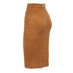 Suede High Waist Two-Way Zipper Through Pencil Midi Skirt 






Size


S / cm


M / cm


L / cm


XL / cm




Waist


Recommend


62-68


66-72


70-76


74-80




Hips


Recommend


80-90


84-94


88-98


92-102




Length


Recommend


68


68


69


69




Hem Openning


Tile


62


66


70


74




NOTE:
1. Please strictly follow the size chart to select the size. Do not select directly according to your habits.
2. The size may have 2-3cm differs due to manual measurement. Please note Chic Pencil Skirt Bottoms With Back Zipper, Chic Pencil Skirt With Back Zipper, Fall Workwear Skirt With Zip Fly, Chic Knee-length Bottoms With Side Zipper, Fall Pencil Skirt With Side Zipper, Fitted Mini Skirt With Zipper For Work, Workwear Skirt With Side Zipper For Fall, Fall Workwear Skirt With Side Zipper, Workwear Mini Skirt With Zip Fly