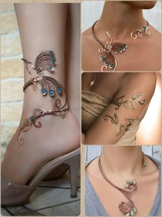 Pinterest Jewelry, Ankle Jewelry, Accesories Jewelry, Cuff Jewelry, Magical Jewelry, Handmade Wire Jewelry, Fancy Jewelry, Hand Jewelry, Fantasy Jewelry