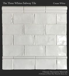 the three whites subway tile is white