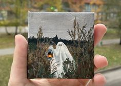 pinterest: hezzprice Halloween Pop Culture, Halloween Watercolor Art, Classical Paintings, Art App, Halloween Watercolor, Scary Things, Procreate Art, Small Canvas Paintings, Cute Canvas Paintings