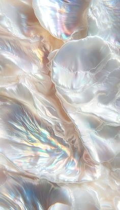 subtle pearl nacre iridescent texture Iridescent Texture, Iridescent Aesthetic, Silver Palette, Fantasy Place, Murmuration Art, Pearl Aesthetic, Pearl Wallpaper, Background Pics, Dreamy Landscapes