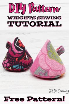 two baby shoes with the words diy pattern on them and an image of one