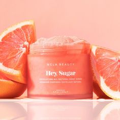 Hey, Sugar Pink Grapefruit Body Scrub Ncla Beauty, Natural Body Scrub, Skin Detox, Exfoliating Body Scrub, Skin Glowing, Sugar Body Scrub, Sugar Body, Body Scrubs, Fragrance Set