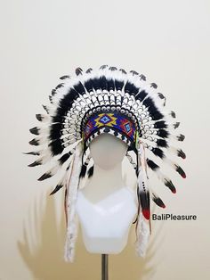 Indian Hat, Native American Feathers, Barbie Hat, Indian Headdress, Red Feather, Feather Hat, Festival Costumes, Costume Hats, Headdress