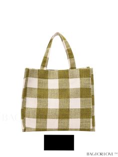 BagForLove - Chic Knitted Fabric Tote Bag with Checkered Fashion Design Product Description Color Black Strap Type Double Handle Pattern Type Plaid Type Top Handle Bag Closure Type Magnet Style Fashionable Features High-capacity Magnetic Yes Material Polyester Composition 100% Polyester Care Instructions Do not wash Size Chart INCH CM Bag Length Bag Width Bag Height Handle Height 11 inch 4.7 inch 9.8 inch 5.9 inch Bag Length Bag Width Bag Height Handle Height 28 cm 12 cm 25 cm 15 cm Details Pictures Similar Products h2 { text-align: center; } /* æ¢è¡ */ li{ white-space: normal; word-break: break-all; word-wrap: break-word; } .red-box { width: 100%; display: flex; flex-direction: row; flex-wrap: wrap; justify-content: center; } .red-box > div { width: 190px; height: 250px; margin: 10px; } Trendy Rectangular Canvas Bag For Fall, Casual Shoulder Bag For Fall Errands, Fall Rectangular Canvas Bag, Fall Season Rectangular Canvas Bag, Casual Square Shoulder Bag For Fall, Casual Fall Canvas Shoulder Bag, Casual Fall Canvas Bag, Casual Rectangular Shoulder Bag For Fall, Casual Square Crochet Bag For Shopping