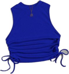 Beach Top With Drawstring, Casual Blue Ruched Top, Casual Blue Top With Drawstring, Fitted Blue Top With Drawstring, Ruched Tank Top, Plus Size Tank Tops, Tank Top Cami, Tank Top, Plus Size