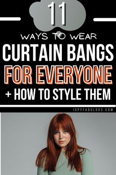 Curtain bangs might be the most flattering hairstyle ever. Check out all of these ways to cut curtain bangs for all hair types, hair lengths, hair styles, plus tips on products to use for each hair type. #curtainbangs #bangs #hairstyles Cut Curtain Bangs, Drugstore Hair Products, Fringe Bangs, Mom Hairstyles, Hair Mousse, Long Bangs, Quick Hairstyles