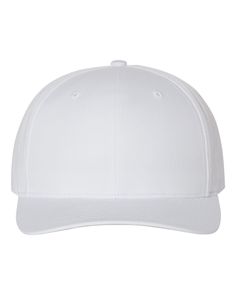 Pro Twill Snapback Cap - WHITE - M/L | Richardson Pro Twill Snapback Cap in White Size Medium/Large | 60/40 cotton/polyester Face Cap, Monogram Hats, Medical Bag, Red Kap, Cap White, White Face, Backpack Tote Bag, Work Wear Women, Woven Dress