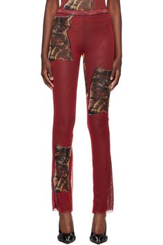 Red Cat Lounge Pants by Ottolinger on Sale Red Fitted Mesh Bottoms, Cat Lounge, Red Cat, Lounge Pants, Fashion Inspo, On Sale, Lounge, Women Wear, Mesh