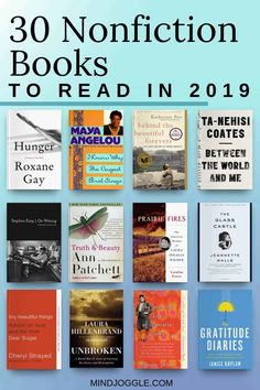 the book cover for 30 non - fiction books to read in 2013, including an image of