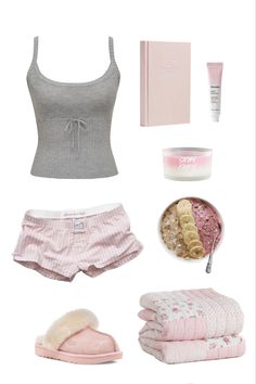 Cute Pajamas For Women Aesthetic, Sleep Wear Outfit, Girly Pjs, Pyjamas Outfit, Lounge Wear Aesthetic, Pjs Aesthetic, Cute Pajama Outfits, Cute Pijamas, Pj Ideas