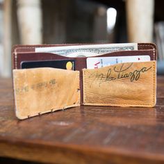 The Behemoth of Bust ~ VINTAGE BASEBALL GLOVE BIFOLD WALLET Leather Groomsmen Gifts, Baseball Glove Wallet, Vintage Baseball Gloves, Groomsmen Gifts Personalized, Mom Hats, Front Pocket Wallet, Handmade Wallets, Baseball Glove, Pocket Wallet