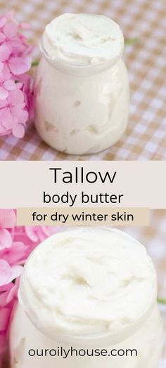 Tallow has some incredible benefits for the skin, making this homemade tallow body butter the perfect addition to your natural skin care routine. It is made with 3 natural ingredients that are great not only for the skin but also, your health. Homemade Tallow, Tallow Body Butter, Best Baby Lotion, Tallow Recipe, Homemade Balm, Body Wash Recipe, Whipped Tallow