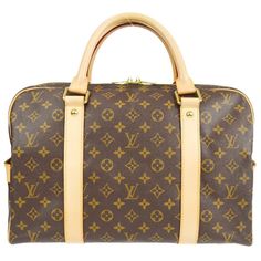 Louis Vuitton Monogram Carryall Duffle Bag Louis Vuitton Carryall Hand Tote Bag M40074 Description Outside : A : Good Condition!! Discoloration, Suntanned, Dirt, Scuff And Scratched On The Leather Parts. The Monogram Canvas Is Sticky. Inside : A+: Very Good Condition!! S : New Or New Without A Tag. Sa : Excellent Condition. A : Good Condition With Minor Sigh Of Use. Ab : Used Condition With Some Damages. B : Obvious Sigh Of Use With Heavy Damages. Details Number : Th1006 Pocket : Outside: Pocket*2 Inside: Pocket*1 Size (Inch) : W 16.1 X H 11.8 X D 9.4 " Handle Drop. 5.1 " Size (Cm) : W 41.0 X H 30.0 X D 24.0 Cm Handle Drop. 13.0 Cm Color : Brown Material : Monogram Luxury Brown Duffle Bag With Large Capacity, Designer Brown Duffle Bag With Large Capacity, Louis Vuitton Carryall, Brown Duffle Bag With Top Carry Handle For On-the-go, Brown Duffle Bag With Removable Pouch For On-the-go, Brown Duffle Bag With Adjustable Strap For On-the-go, Bag Louis Vuitton, Sun Tan, Monogram Canvas