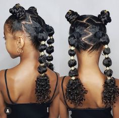 Cute Braids With Beads, Puffy Braids, Braids With Beads Hairstyles, Beads Hairstyles, New Natural Hairstyles, Cute Braids