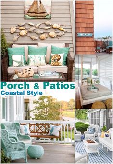 porch and patio coastal style furniture