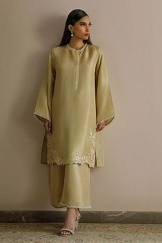 Deepak Perwani, Raw Silk Dress, Kurta Set For Women