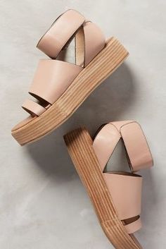 Schuler & Sons Spliced-Strap Flatforms Pink 8 Shoes Mode Shoes, Dr Shoes, Comfy Dress, Shoe Fits, Shoe Closet, Crazy Shoes, Shoe Obsession, Shoe Lover, Sneakers Shoes