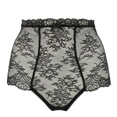 High-waisted panty lace AUBADE Danse des Sens Small Tummy, Satin Bow, Boho Shorts, Lingerie, High Waisted, Satin, Womens Shorts, Couture, Lace